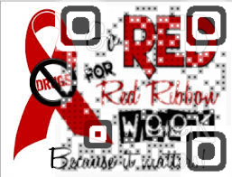 Red Ribbon Week QR Code Picture QR Code Red Ribbon Week QR Code